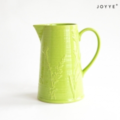 Green and White Embossed Bunnies Tableware Collection