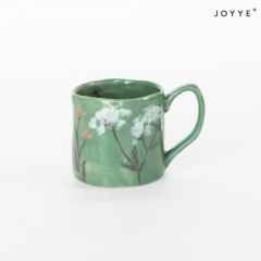 The Green Tone Hand-painted Design Dinnerware Collection