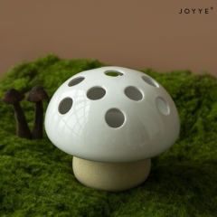 The Mushroom Ceramic Candle Holder by Joyye