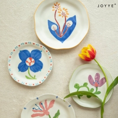 The Romantic Hand-painted Flowers Tableware Collection by Joyye