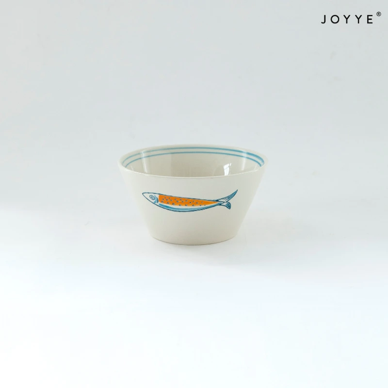 手描きのオーシャンサーディンシリーズ陶器ボウル