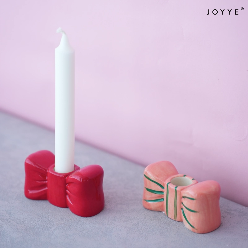 Playful Bow-shaped Candle Holders and Vases
